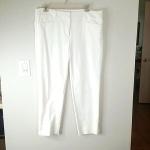 Loft Women's the Riviera pant sz 8 white psnts